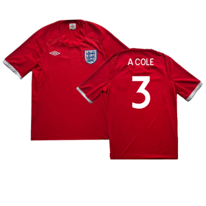 England 2009-10 Away Shirt (XL) (Excellent) (A COLE 3)_0