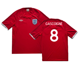 England 2009-10 Away Shirt (XL) (Excellent) (Gascoigne 8)_0