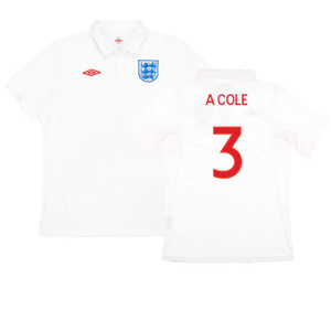 England 2009-10 Home (S) (Excellent) (A COLE 3)_0