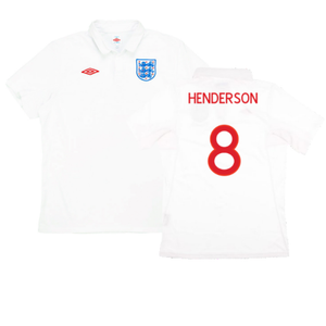 England 2009-10 Home (S) (Excellent) (HENDERSON 8)_0