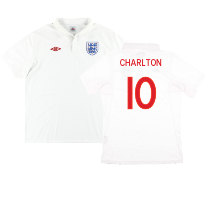 England 2009-10 Home Shirt (XL) (Excellent) (Charlton 10)