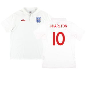 England 2009-10 Home Shirt (XXXL) (Good) (Charlton 10)_0