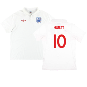 England 2009-10 Home Shirt (M) (Very Good) (HURST 10)_0