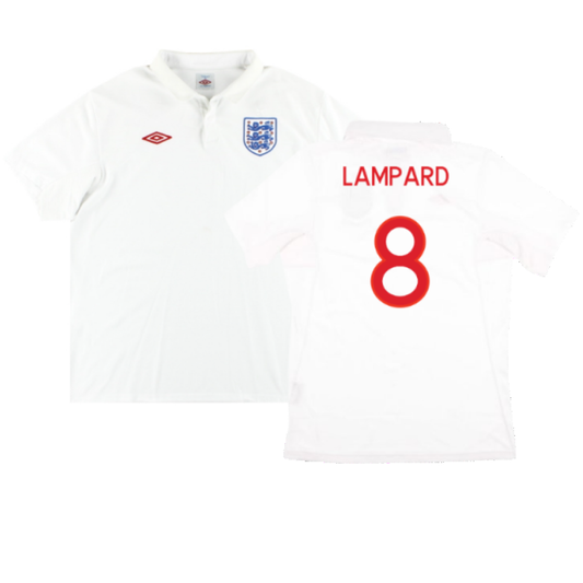 England 2009-10 Home Shirt (XXXL) (Good) (Lampard 8)_0