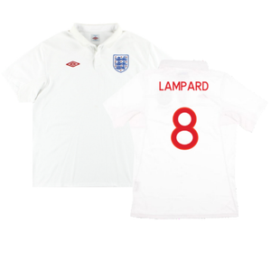 England 2009-10 Home Shirt (M) (Very Good) (Lampard 8)_0