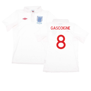 England 2009-10 Home Shirt (With South Africa Badge Detail) (L) (Very Good) (Gascoigne 8)_0