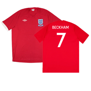 England 2010-11 Away Shirt (South Africa Badge Detail) (XL) (Excellent) (BECKHAM 7)_0