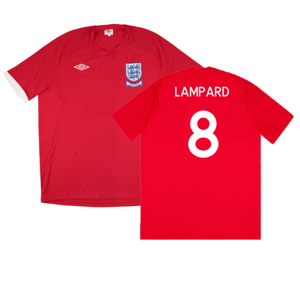 England 2010-11 Away Shirt (WC badge) (L) (Very Good) (Lampard 8)_0