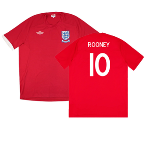 England 2010-11 Away Shirt (South Africa Badge Detail) (XXL) (Excellent) (ROONEY 10)_0