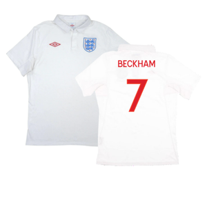 England 2010-12 Home Shirt (Good) (BECKHAM 7)_0