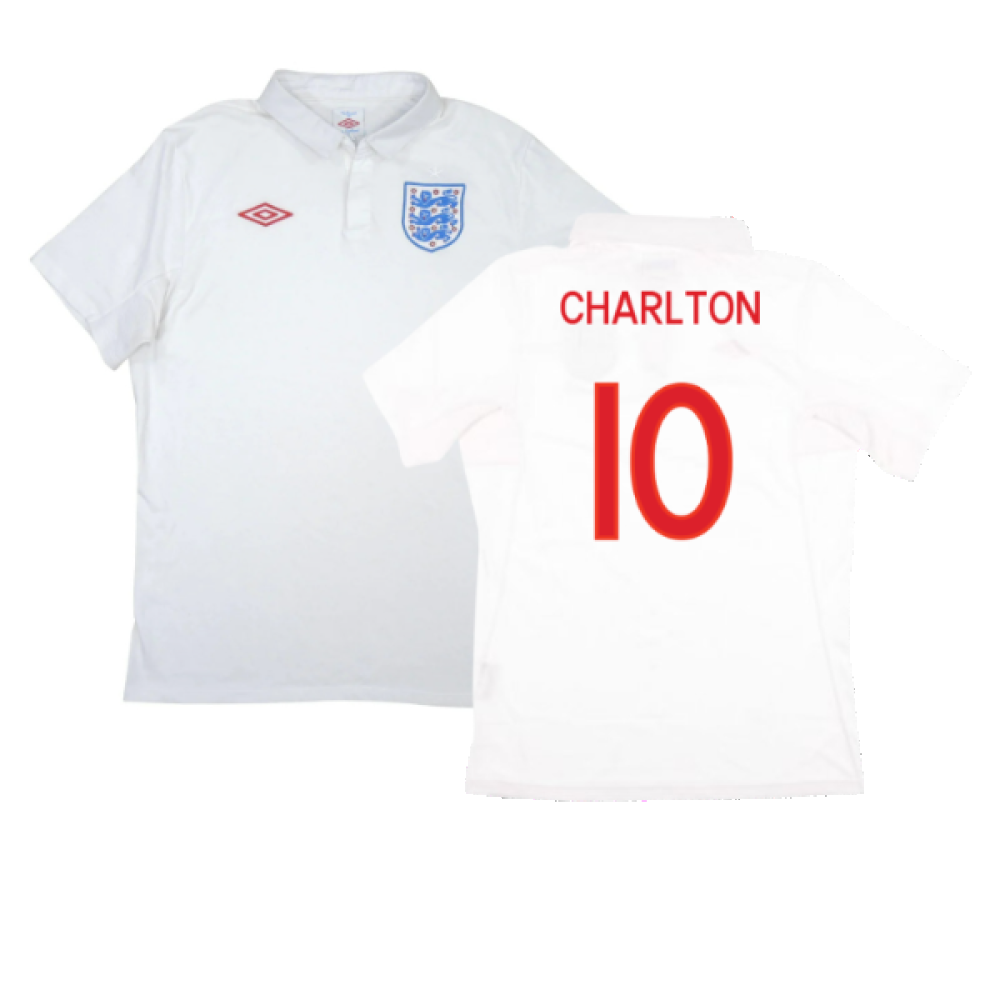 England 2010-12 Home Shirt (XL) (Very Good) (Charlton 10)_0