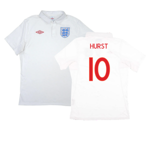 England 2010-12 Home Shirt (M) (Good) (HURST 10)_0