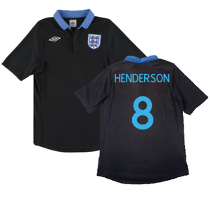 England 2011-12 Away Shirt (XL Boys) (Excellent) (Henderson 8)_0