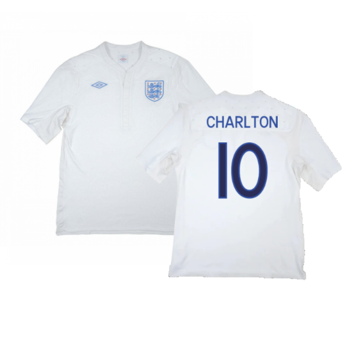 England 2009-10 Home Shirt (Excellent) (Charlton 10)