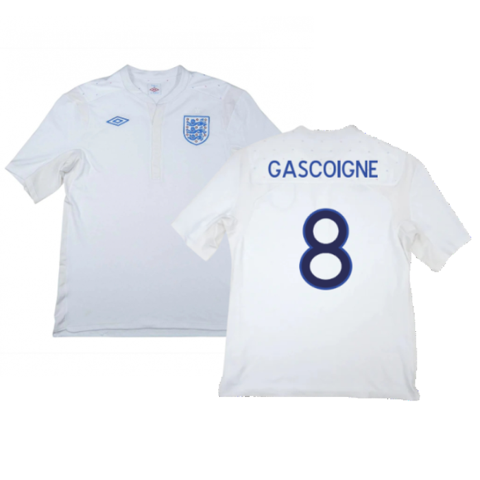 England 2011-12 Home Shirt (XL) (Good) (Gascoigne 8)