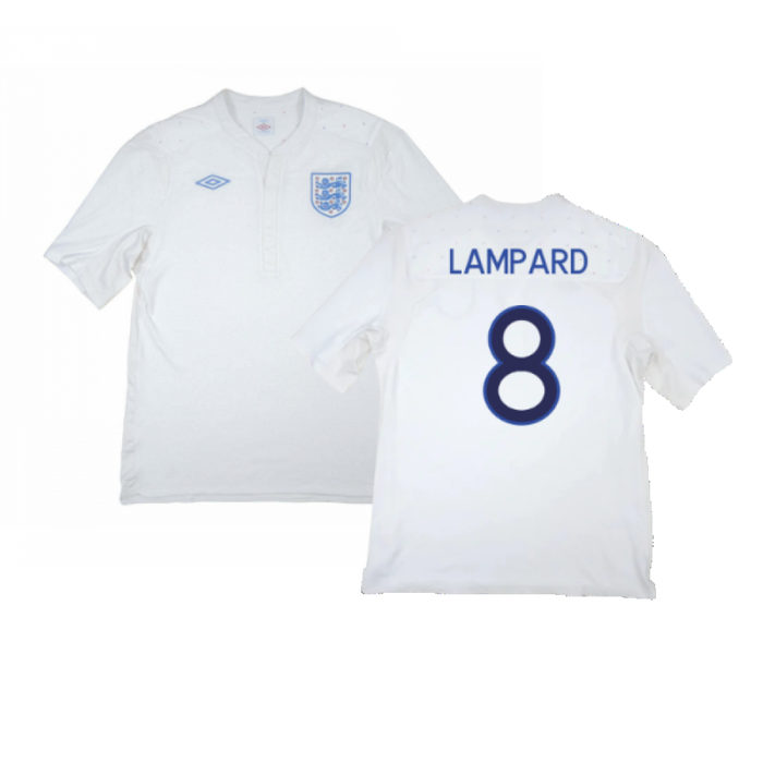 England 2009-10 Home Shirt (XXL) (Very Good) (Lampard 8)