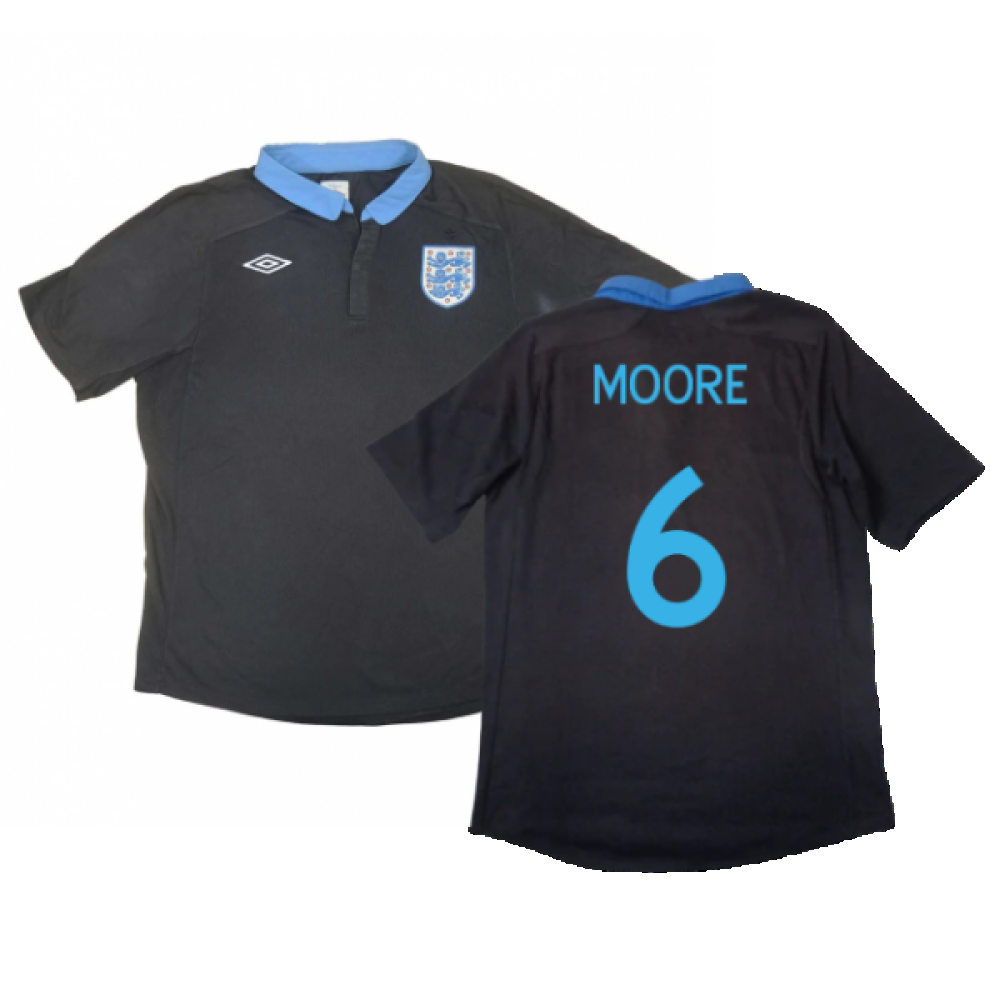 England 2012-13 Away Shirt (XXL) (Excellent) (Moore 6)_0
