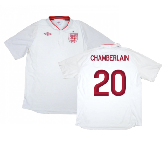 England 2012-13 Home Shirt (XXL) (Fair) (Chamberlain 20)