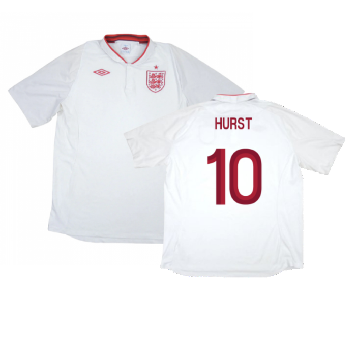 England 2012-13 Home Shirt (XXL) (Very Good) (Hurst 10)