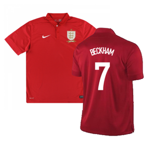 England 2013-14 Away Shirt (L) (Excellent) (BECKHAM 7)_0