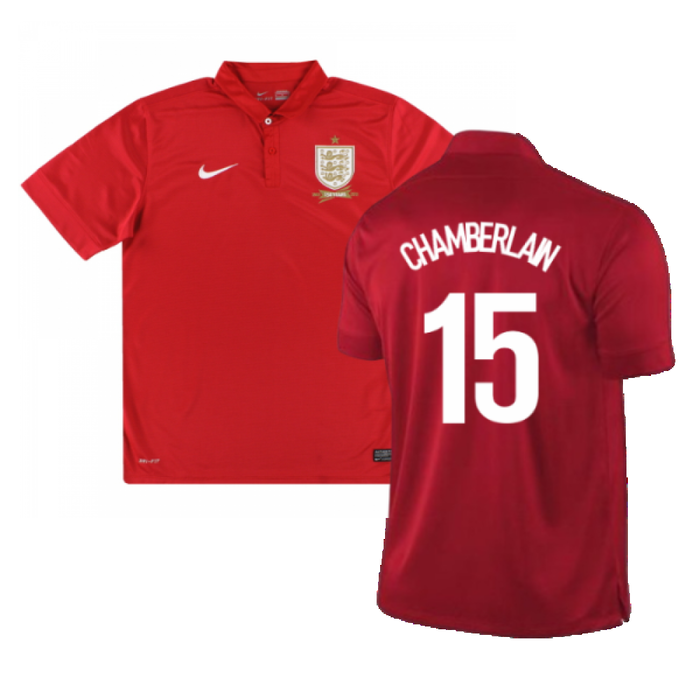 England 2013-14 Away Shirt (XL Boys) (Excellent) (CHAMBERLAIN 15)