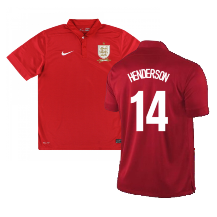 England 2013-14 Away Shirt (L) (Excellent) (HENDERSON 14)