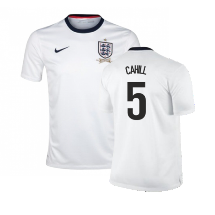 England 2013-14 Home Shirt (Fair) (CAHILL 5)