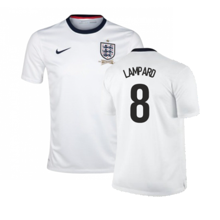 England 2013-14 Home Shirt (S) (Excellent) (LAMPARD 8)