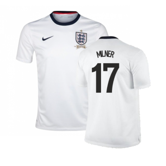 England 2013-14 Home Shirt (Fair) (MILNER 17)