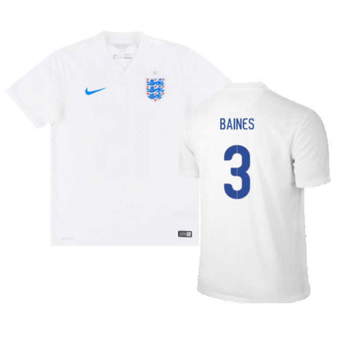 England 2014-15 Home (M) (Good) (BAINES 3)