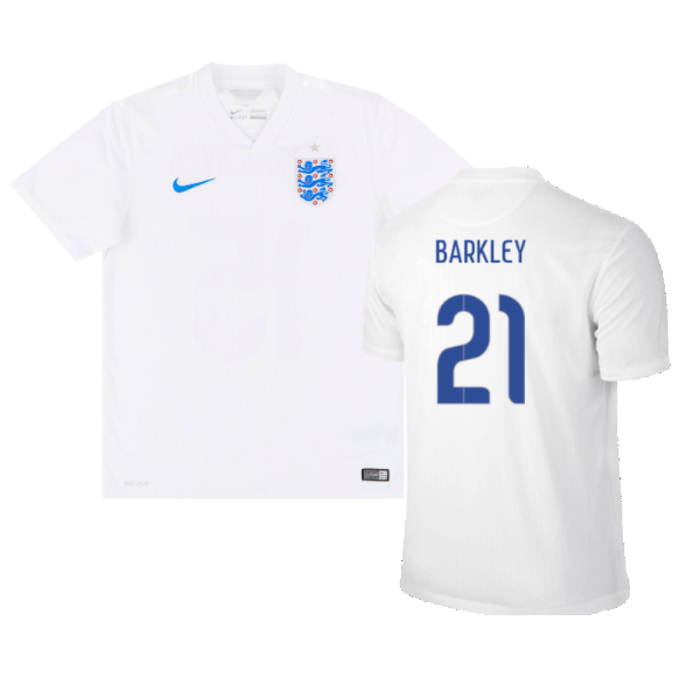 England 2014-15 Home Shirt (S) (Very Good) (BARKLEY 21)