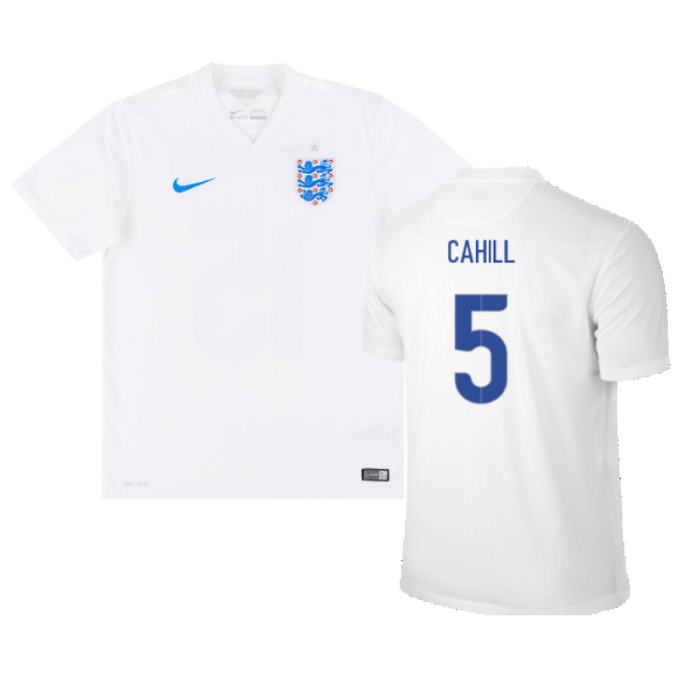 England 2014-15 Home Shirt (S) (Very Good) (CAHILL 5)