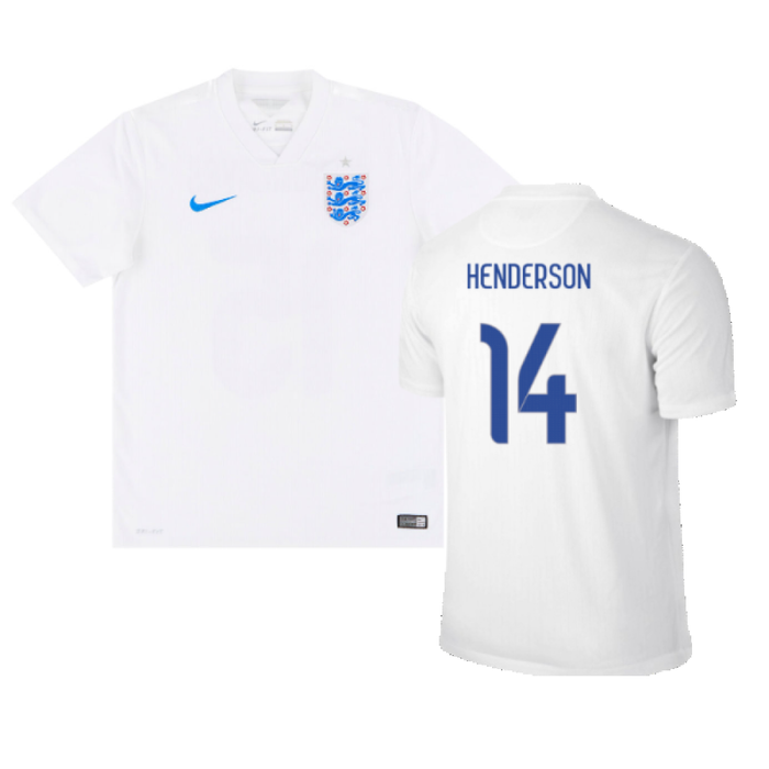 England 2014-15 Home Shirt (S) (Very Good) (HENDERSON 14)