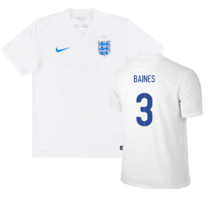 England 2014-15 Home Shirt (S) (Very Good) (BAINES 3)