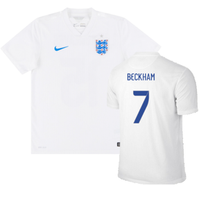 England 2014-15 Home Shirt (S) (Very Good) (BECKHAM 7)_0