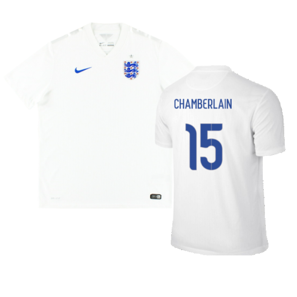 England 2014-16 Home Shirt (M) (Good) (CHAMBERLAIN 15)_0
