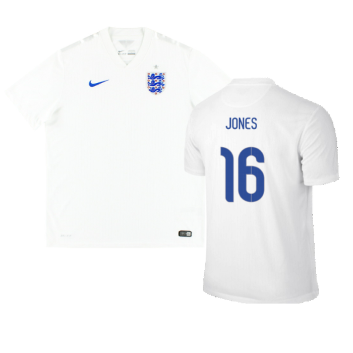 England 2014-16 Home Shirt (M) (Good) (JONES 16)