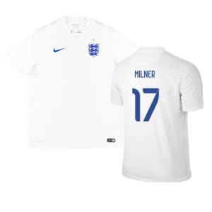 England 2014-16 Home Shirt (XL) (Good) (MILNER 17)_0