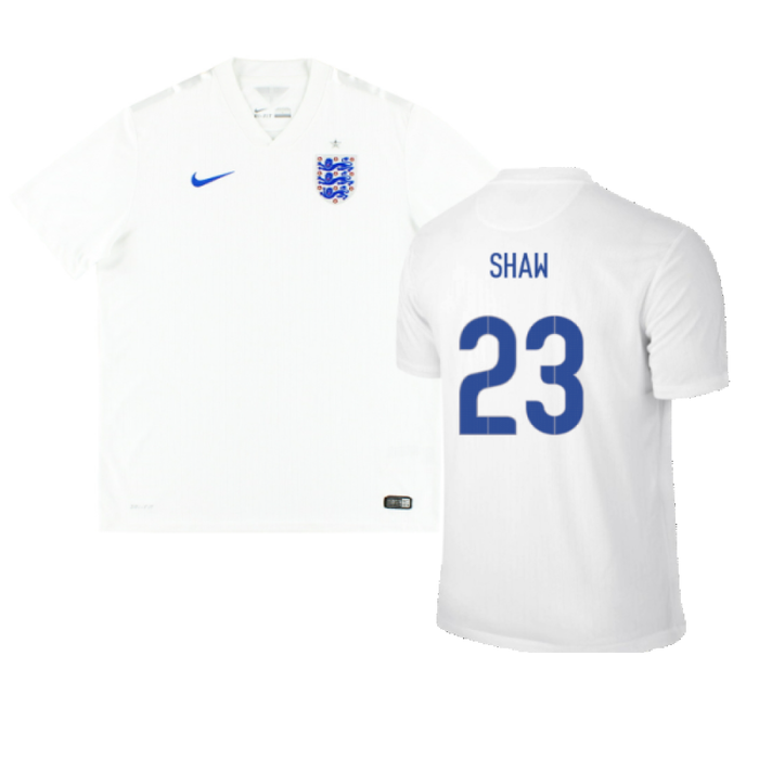 England 2014-16 Home Shirt (M) (Good) (SHAW 23)