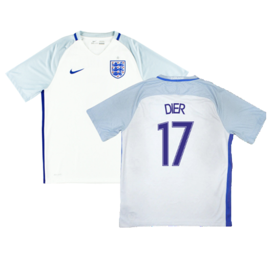 England 2016-17 Home Shirt (XL) (Excellent) (Dier 17)_0