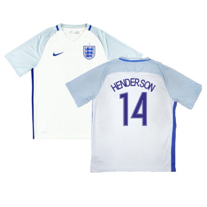 England 2016-17 Home Shirt (XL) (Excellent) (Henderson 14)