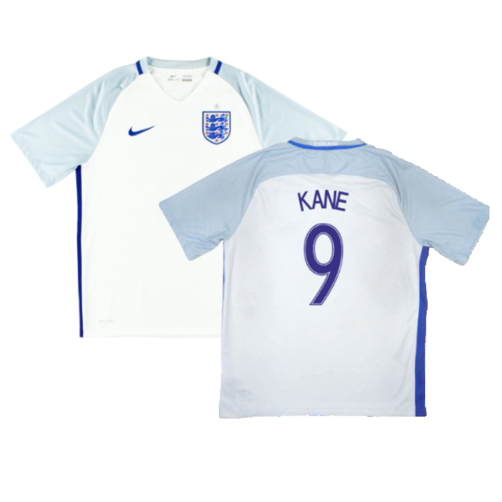 England 2016 17 Home Shirt M Excellent Kane 9