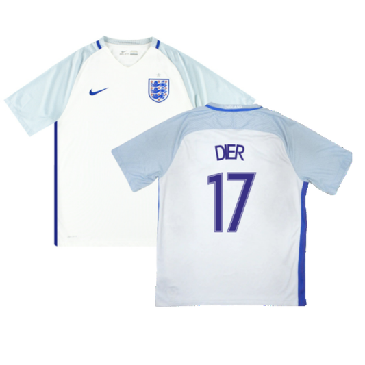 England 2016-18 Home (L) Barkley #19 (Excellent) (Dier 17)_0