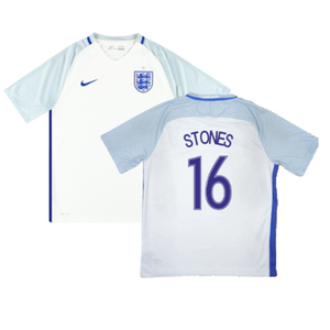 England 2016-18 Home (L) Barkley #19 (Excellent) (Stones 16)_0