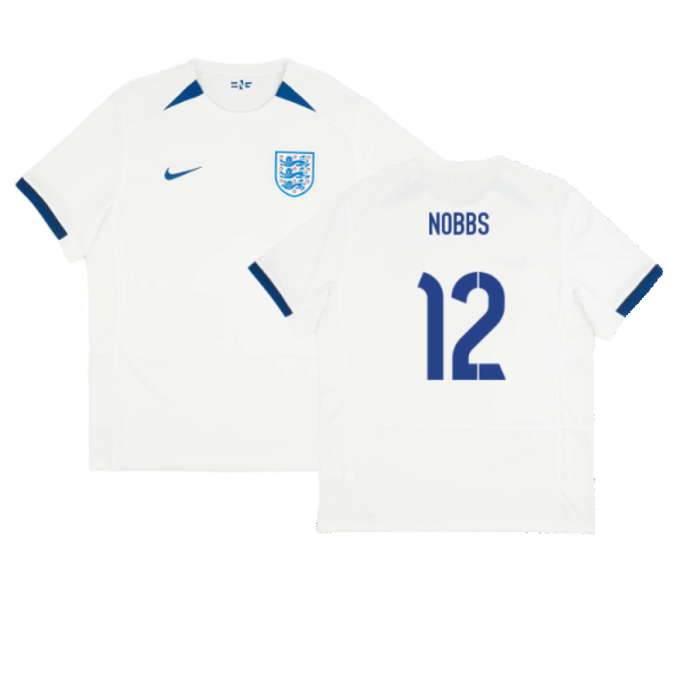 England 2023-24 Womens World Cup Home Shirt (S) (NOBBS 12) (Excellent)_0