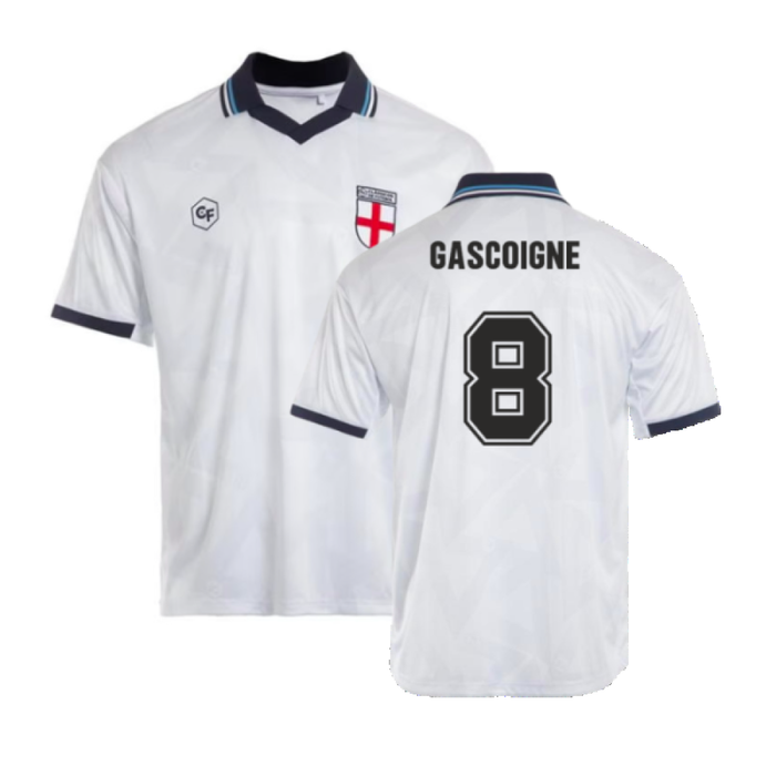 England Clasico de Futebol Retro Home Shirt (11-12y) (BNWT) (GASCOIGNE 8)