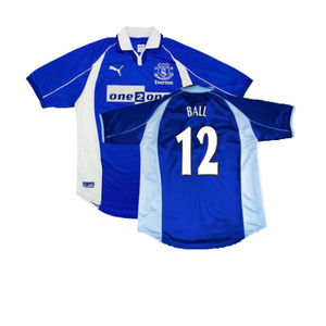 Everton 2000-01 Home Shirt (S) (Excellent) (Ball 12)_0