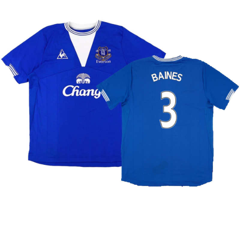 Everton 2009-10 Home Shirt (XL) (Good) (Baines 3)_0