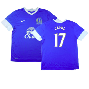 Everton 2012-13 Home Shirt (S) (Mint) (CAHILL 17)_0