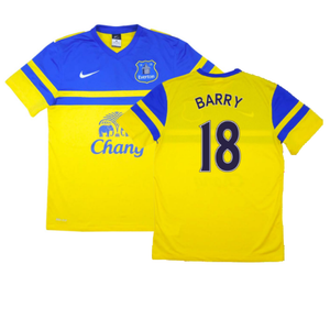 Everton 2013-14 Away Shirt (M) (Excellent) (Barry 18)_0